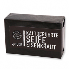 Cold-stirred soap 100g "Black Edition" black, Verbena 