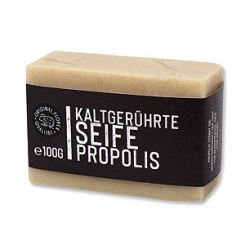 Spezialseife handgeschöpft 100g "Black Edition", Propolis 
