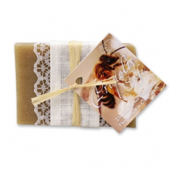 Special handcrafted soap 100g with a ribbon, Propolis 