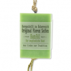Special handcrafted soap 90g hanging "Love for tradition", Hemp oil 