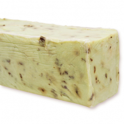 Handgeschöpfte Schafmilchseife ca. 2kg Strang, Bergkräuter 