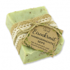 Cold-stirred sheep milk soap 150g decorated "feel-good time", Verbena 