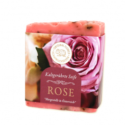 Sheep milk cold stirred soap 150g  "Golden Moments", Wild rose 