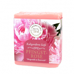 Sheep milk cold stirred soap 150g  "Golden Moments", Peony 