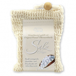 Special handcrafted soap 150g classic packed in a soap holder, Salt soap classic 