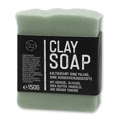 Special handcrafted soap 150g "Black Edition", Healing clay 