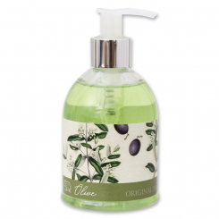 Flüssigseife mit biologischer Schafmilch 250ml im Spender, Olive 
