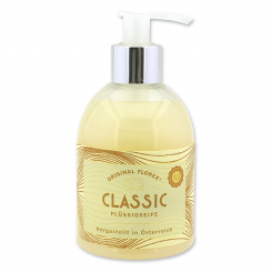 Liquid sheep milk soap 250ml in a dispenser, "Handmade Paper" Classic 