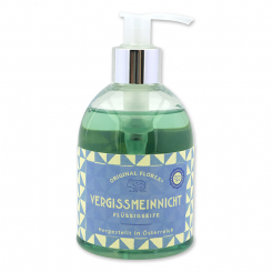 Liquid sheep milk soap 250ml in a dispenser, "Handmade Paper" Forget-me-not 