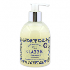 Liquid sheep milk soap 250ml in a dispenser, "Handmade Paper" Classic 