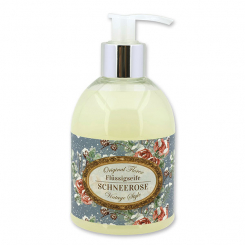 Flüssigseife mit Schafmilch 250ml im Spender "Vintage-Motiv 211", Schneerose 