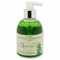 Liquid sheep milk soap 250ml in a dispenser classic, Mountain herbs 