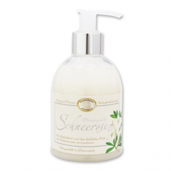 Liquid sheep milk soap 250ml in a dispenser classic, Christmas Rose White 