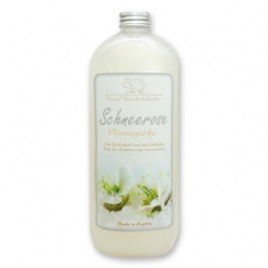Flüssigseife mit biologischer Schafmilch Nachfüller 1l in der Flasche, Schneerose 