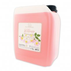 Liquid sheep milk soap refill 5L in a canister, Wild rose 