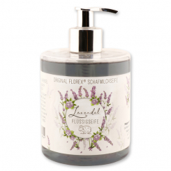Flüssigseife Schafmilch 500ml im Spender 'Einzigartige Augenblicke', Lavendel 