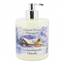 Flüssigseife Schafmilch 500ml im Spender "Weihnachtszauber-Motiv 30", Classic 