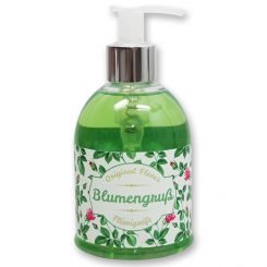 Flüssigseife mit Schafmilch 250ml im Spender "Blumengruß", Eisenkraut 