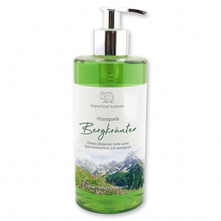 Liquid sheep milk soap 400ml in a dispenser, Mountain herbs 