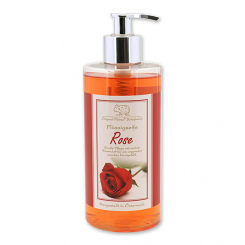 Liquid sheep milk soap 400ml in a dispenser, Rose 