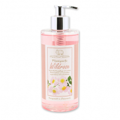 Liquid sheep milk soap 400ml in a dispenser, Wild rose 