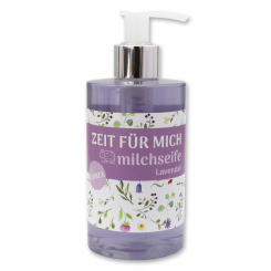 Flüssigseife mit Schafmilch 250ml im Spender "Zeit für mich", Lavendel 