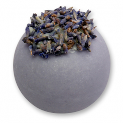 Bath butter bomb with sheep milk 50g, Lavender Flowers/Lavender-Rosmary 