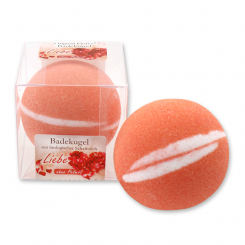 Bath bomb with sheep milk 125g in a box, Love 