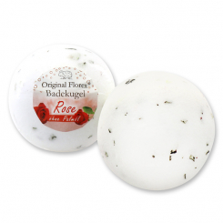 Bath bomb with sheep milk 125g, Rose 