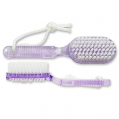 Nagelbürste mit Griff, lila 