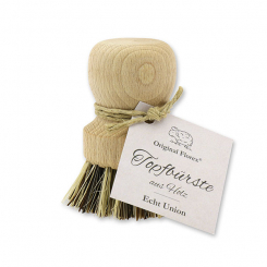 Beech wood cup brush with genuine Union bristles 