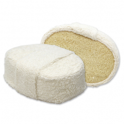 Frottierschwamm mit Loofah mit Schlaufe 
