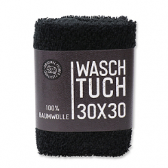 Hand towel 30x30cm "Black Edition", black 