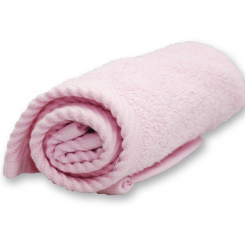 Face towel 30x30cm, light pink 