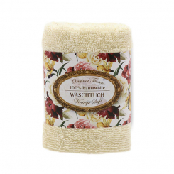 Towel 30x30cm "Vintage motif 150", cream 