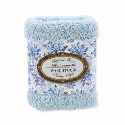 Towel 30x30cm "Vintage motif 220", blue 