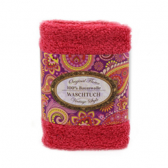 Towel 30x30cm "Vintage motif 34", pink 