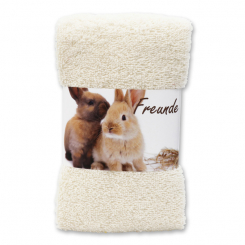 Guest towel 30x50cm "Freunde", creme 