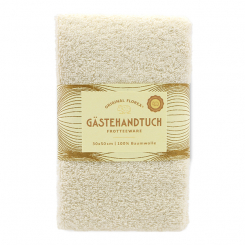 Guest towel 30x50cm, "Handmade Paper" creme 