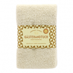 Guest towel 30x50cm, "Handmade Paper" creme 