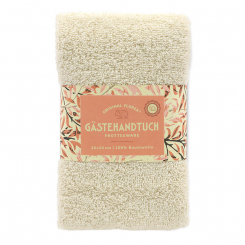 Guest towel 30x50cm, "Handmade Paper" creme 