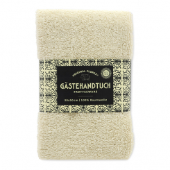 Guest towel 30x50cm, "Handmade Paper" creme 