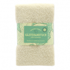 Guest towel 30x50cm, "Handmade Paper" creme 