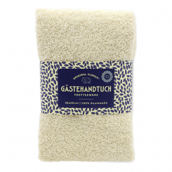 Guest towel 30x50cm, "Handmade Paper" creme 