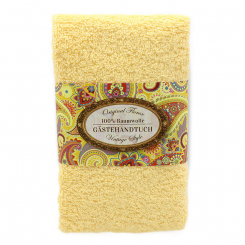 Gästehandtuch 30x50cm "Vintage-Motiv 33", hellorange 