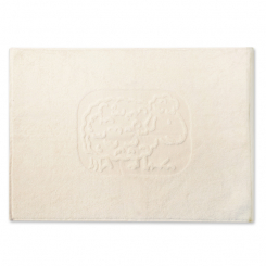 Badvorleger Lina creme 50x70cm mit Einwebung 