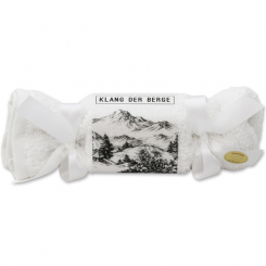 Schafmilchseife eckig 100g im Waschlappen "Klang der Berge", Edelweiß 