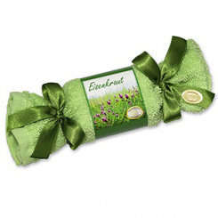 Schafmilchseifen Waschzuckerl mit Mascherl eckig 100g, Eisenkraut 