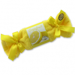 Schafmilchseifen Waschzuckerl mit Mascherl eckig 100g, Grapefruit 