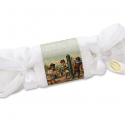 Schafmilchseife eckig 100g im Waschlappen, Edelweiß 